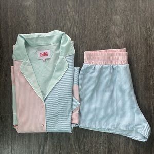 Solid & Striped Matching Set